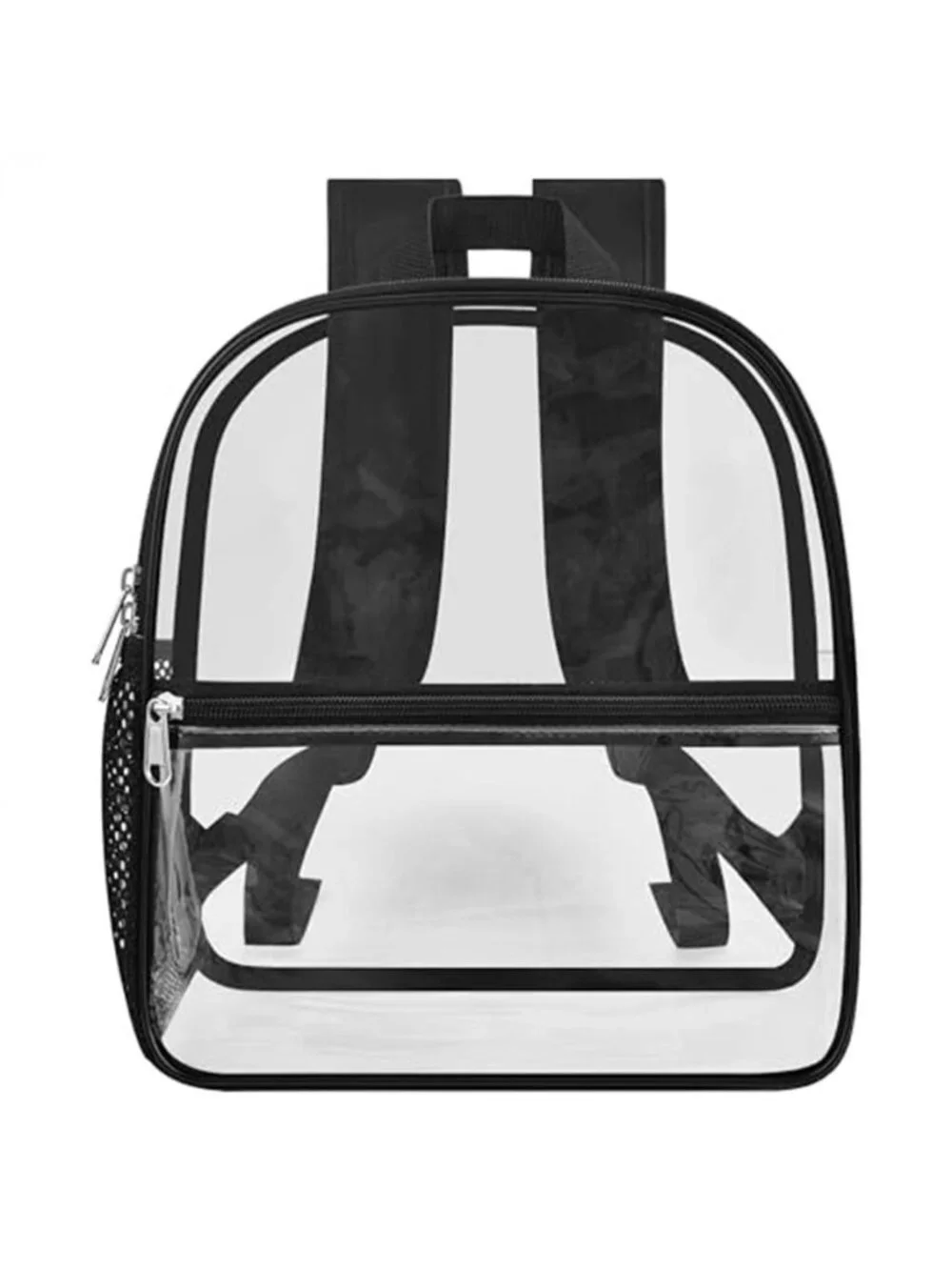 Clear Stadium Backpack 12x11x6 Transparent PVC Bag Concert Sports Events